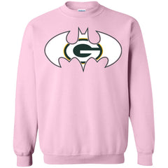 We Are The Green Bay Packers Batman Nfl Mashup Crewneck Pullover Sweatshirt Crewneck Pullover Sweatshirt - parenttees