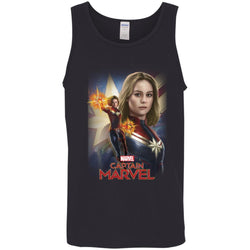 Marvel Captain Marvel Powers Portrait Men Cotton Tank