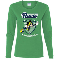 Nfl – Los Angeles Rams Totally Awesome Mickey Mouse Super Bowl 2019 Football Women Long Sleeve Shirt Women Long Sleeve Shirt - parenttees