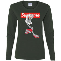 Supreme Rabbit Cute Stylelist T-shirt Women Long Sleeve Shirt Women Long Sleeve Shirt - parenttees