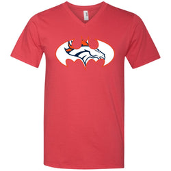 We Are The Denver Broncos Batman Nfl Mashup Men V-Neck T-Shirt