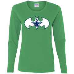 We Are The Dallas Cowboys Batman Nfl Mashup Women Long Sleeve Shirt Women Long Sleeve Shirt - parenttees