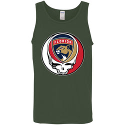 Florida Panthers Grateful Dead Steal Your Face Hockey Nhl Shirts Men Cotton Tank