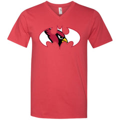 We Are The Arizona Cardinals Batman Nfl Mashup Men V-Neck T-Shirt Men V-Neck T-Shirt - parenttees