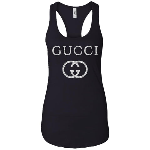 Vintage Gucci Logo Inspired Women Tank Top Black / X-Small Women Tank Top - parenttees