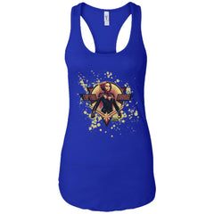 Captain Marvel Cracked Paint Splatter Logo Women Tank Top Women Tank Top - parenttees