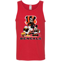 Mickey Mouse Cincinnati Bengals American Football Nfl Sports Shirt Men Cotton Tank Men Cotton Tank - parenttees