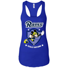 Nfl – Los Angeles Rams Totally Awesome Mickey Mouse Super Bowl 2019 Football Women Tank Top Women Tank Top - parenttees