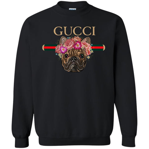 Gucci New Style Bull Dogs T-shirt Crewneck Pullover Sweatshirt Black / S Crewneck Pullover Sweatshirt - parenttees