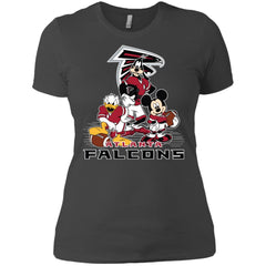 Mickey Mouse Atlanta Falcons American Football Nfl Sports Shirt Women Cotton T-Shirt Women Cotton T-Shirt - parenttees