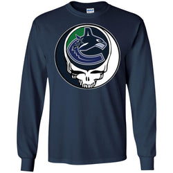 Vancouver Canucks Grateful Dead Steal Your Face Hockey Nhl Shirts Men Long Sleeve Shirt