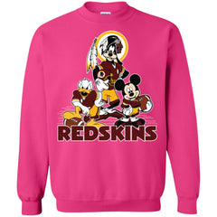 Mickey Mouse Washington Redskins American Football Nfl Sports Shirt Crewneck Pullover Sweatshirt Crewneck Pullover Sweatshirt - parenttees