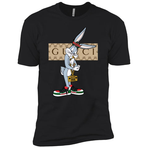 Best Gucci Rabbit T-shirt Men Short Sleeve T-Shirt Black / X-Small Men Short Sleeve T-Shirt - parenttees