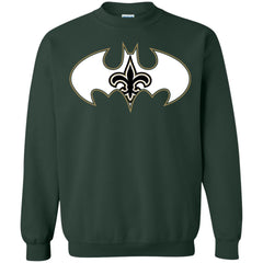 We Are The New Orleans Saints Batman Nfl Mashup Crewneck Pullover Sweatshirt Crewneck Pullover Sweatshirt - parenttees