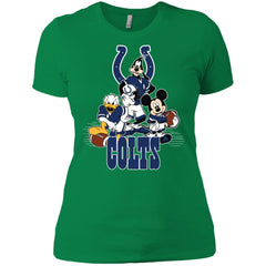 Mickey Mouse Indianapolis Colts American Football Nfl Sports Shirt Women Cotton T-Shirt Women Cotton T-Shirt - parenttees