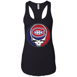 Montreal Canadiens Grateful Dead Steal Your Face Hockey Nhl Shirts Women Tank Top