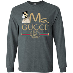 Gucci Couple Disney Ms Minnie Valentine's Day T-shirt Men Long Sleeve Shirt Men Long Sleeve Shirt - parenttees