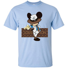 Louis Vuitton Mickey Dance Tshirt Men Cotton T-Shirt Men Cotton T-Shirt - parenttees