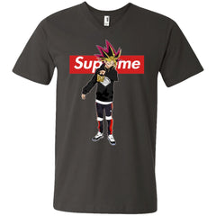 Supreme Yugi Mutou Game Yugioh T-shirt Men V-Neck T-Shirt Men V-Neck T-Shirt - parenttees