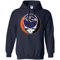 Baltimore Ravens Grateful Dead Steal Your Face Football Nfl Shirts Pullover Hoodie Sweatshirt