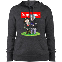 Supreme Rick And Morty T-shirt Women Hooded Sweatshirt