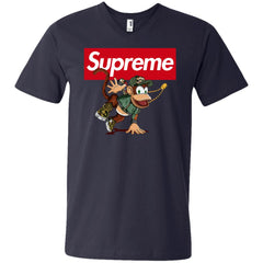 Supreme Monkey T-shirt Men V-Neck T-Shirt Men V-Neck T-Shirt - parenttees