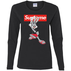 Supreme Rabbit Cute Stylelist T-shirt Women Long Sleeve Shirt Women Long Sleeve Shirt - parenttees