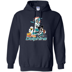 Mickey Mouse Miami Dolphins American Football Nfl Sports Shirt Pullover Hoodie Sweatshirt Pullover Hoodie Sweatshirt - parenttees