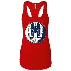 Dallas Cowboys Grateful Dead Steal Your Face Football Nfl Shirts Women Tank Top Women Tank Top - parenttees