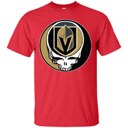 Vegas Golden Knights Grateful Dead Steal Your Face Hockey Nhl Shirts Men Cotton T-Shirt