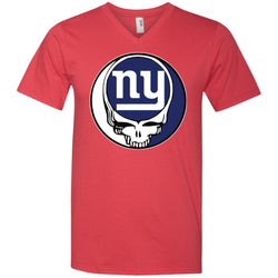 New York Giants Grateful Dead Steal Your Face Football Nfl Shirts Men V-Neck T-Shirt