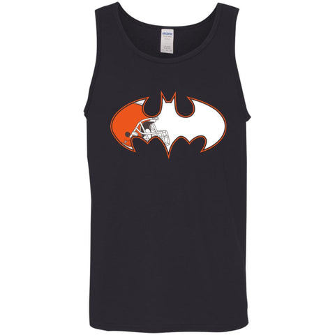 We Are The Cleveland Browns Batman Nfl Mashup Men Cotton Tank Black / X-Small Men Cotton Tank - parenttees