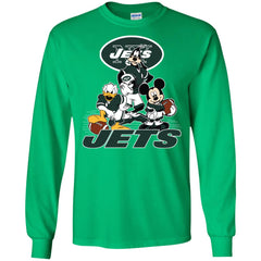 Mickey Mouse New York Jets American Football Nfl Sports Shirt Men Long Sleeve Shirt Men Long Sleeve Shirt - parenttees