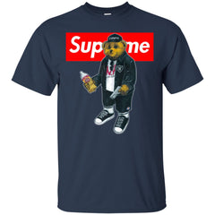 Supreme Bear Guns T-shirt Men Cotton T-Shirt Men Cotton T-Shirt - parenttees