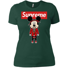 Supreme Mickey Style Fashion T-shirt Women Cotton T-Shirt Women Cotton T-Shirt - parenttees