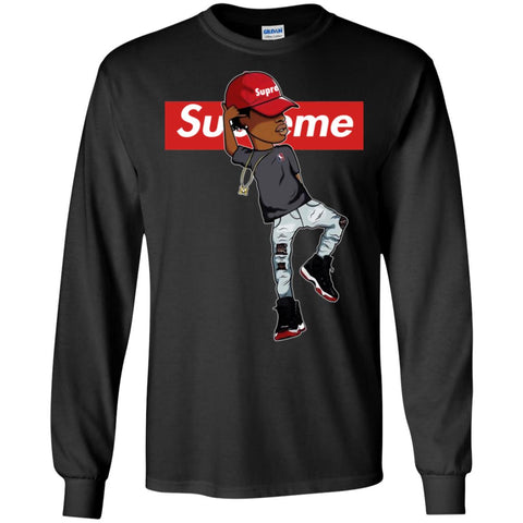 Supreme Marquese Scott T-shirt Men Long Sleeve Shirt Black / S Men Long Sleeve Shirt - parenttees