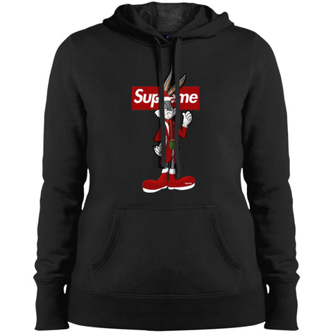 Supreme Rabbit Party T-shirt Women Hooded Sweatshirt Black / X-Small Women Hooded Sweatshirt - parenttees