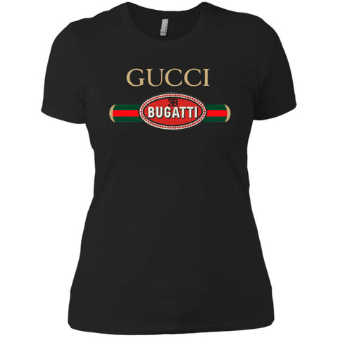 Gucci Bugatti T-shirt Women Cotton T-Shirt Black / X-Small Women Cotton T-Shirt - parenttees