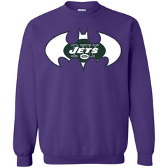 We Are The New York Jets Batman Nfl Mashup Crewneck Pullover Sweatshirt Crewneck Pullover Sweatshirt - parenttees