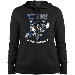 Nfl – New England Patriots Totally Awesome Mickey Mouse Super Bowl 2019 Football Women Hooded Sweatshirt