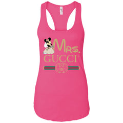 Mrs Minnie Gucci Couple Disney Shirt Valentine's Day T-shirt Women Tank Top Women Tank Top - parenttees