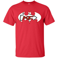 We Are The Kansas City Chiefs Batman Nfl Mashup Men Cotton T-Shirt