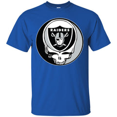 Oakland Raiders Grateful Dead Steal Your Face Football Nfl Shirts Men Cotton T-Shirt Men Cotton T-Shirt - parenttees