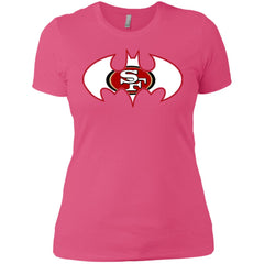We Are The San Francisco 49ers Batman Nfl Mashup Women Cotton T-Shirt Women Cotton T-Shirt - parenttees