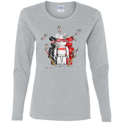 Supreme Lego Robot T-shirt Women Long Sleeve Shirt Women Long Sleeve Shirt - parenttees