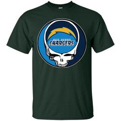 Los Angeles Chargers Grateful Dead Steal Your Face Football Nfl Shirts Men Cotton T-Shirt