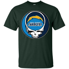 Los Angeles Chargers Grateful Dead Steal Your Face Football Nfl Shirts Men Cotton T-Shirt Men Cotton T-Shirt - parenttees