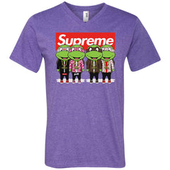 Supreme Turtle T-shirt Men V-Neck T-Shirt Men V-Neck T-Shirt - parenttees