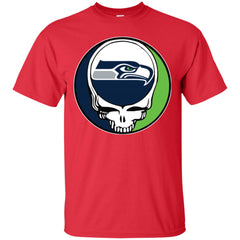 Seattle Seahawks Grateful Dead Steal Your Face Football Nfl Shirts Men Cotton T-Shirt Men Cotton T-Shirt - parenttees