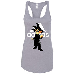 Goku Treding Adidas White T-shirt Women Tank Top Women Tank Top - parenttees